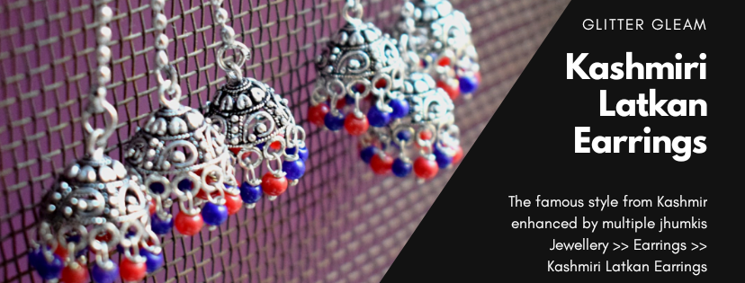 Kashmiri latkan earrings Clearance