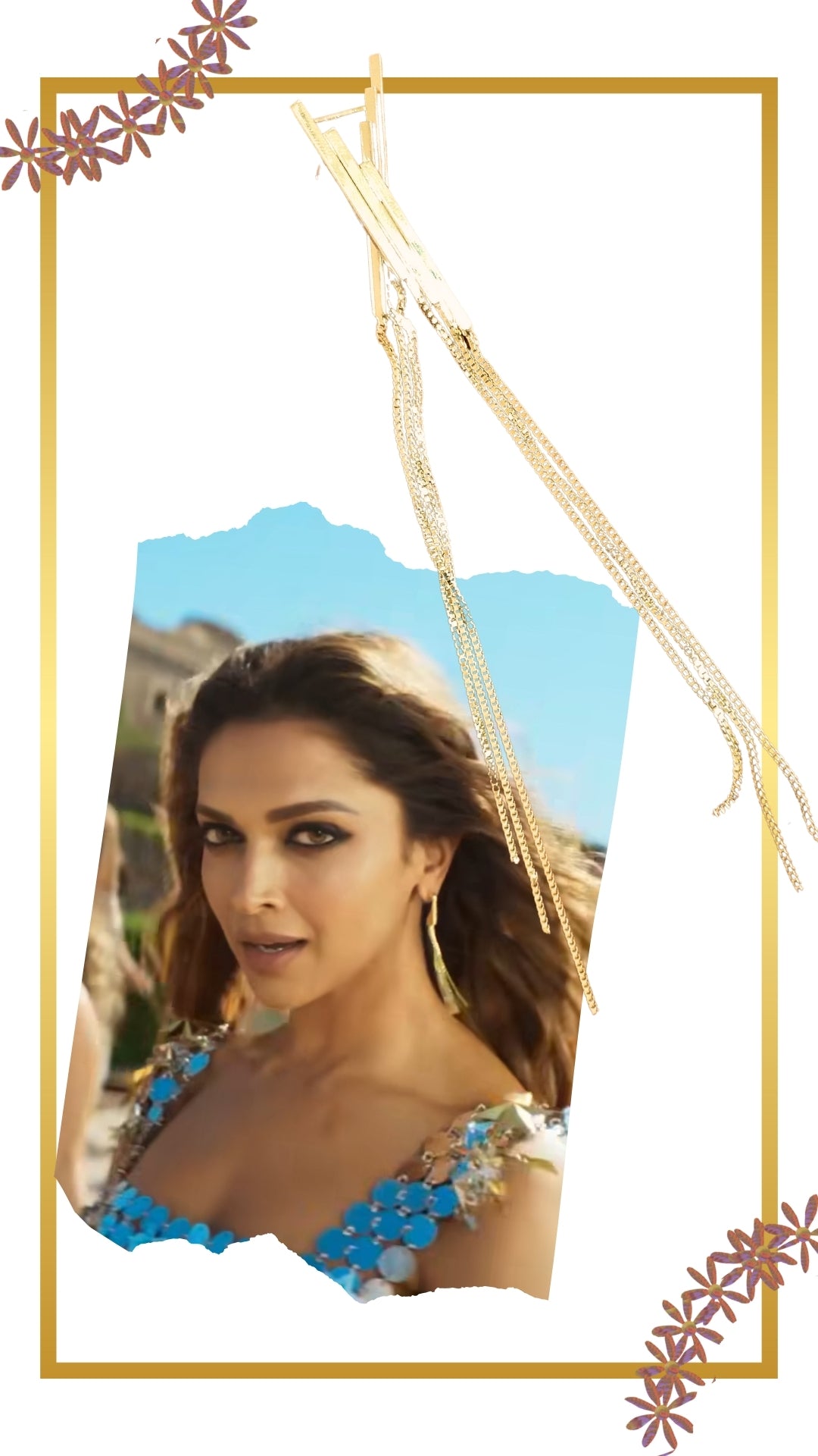Tassel Stud Contemporary Earring
