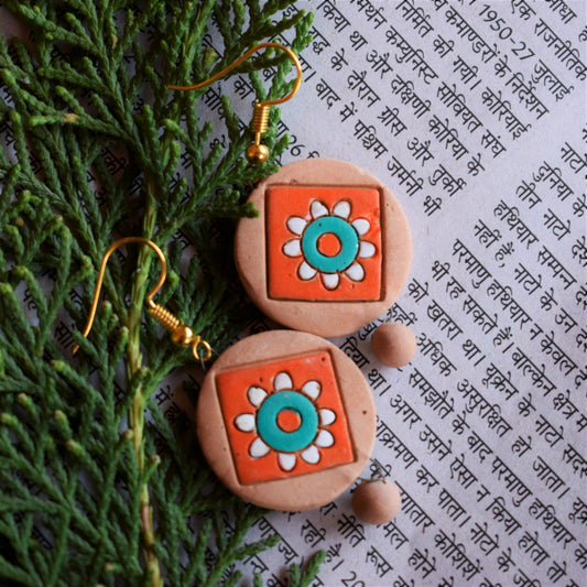 Rangoli Terracotta Danglers