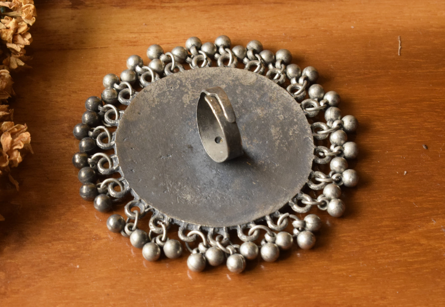 Jumbo Afghani Glass Statement Ring