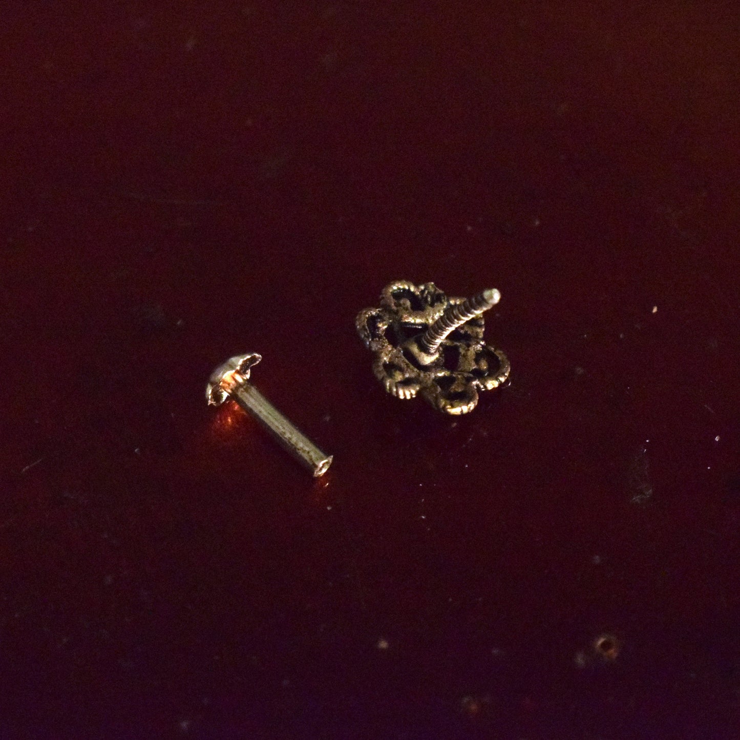 Asparagus Flower Nose Pin