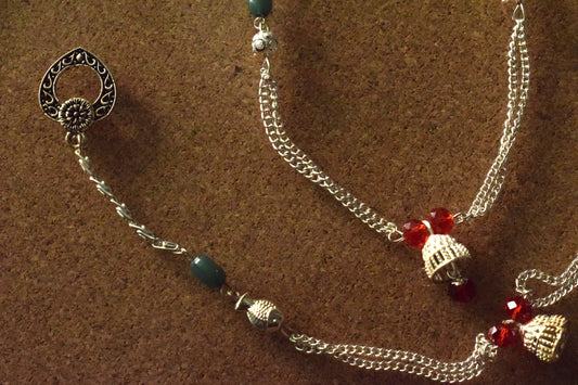 Jhumka Tassel and Fish Charm Anklet