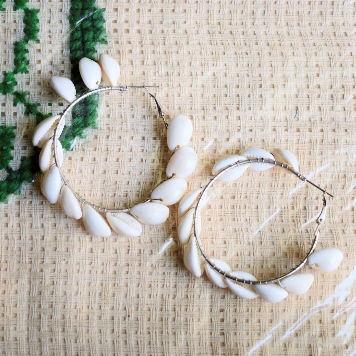 Shell Pop Hoop Earrings