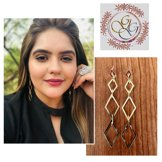 Polygonal Statement Earring