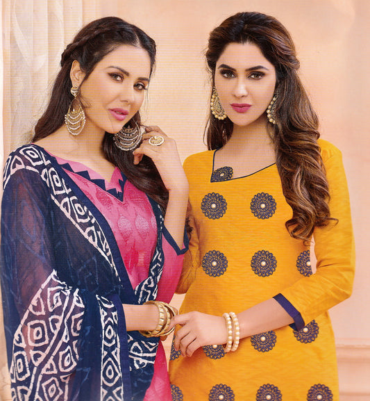 Womens' Salwar Suit Dress Material - GlitterGleam