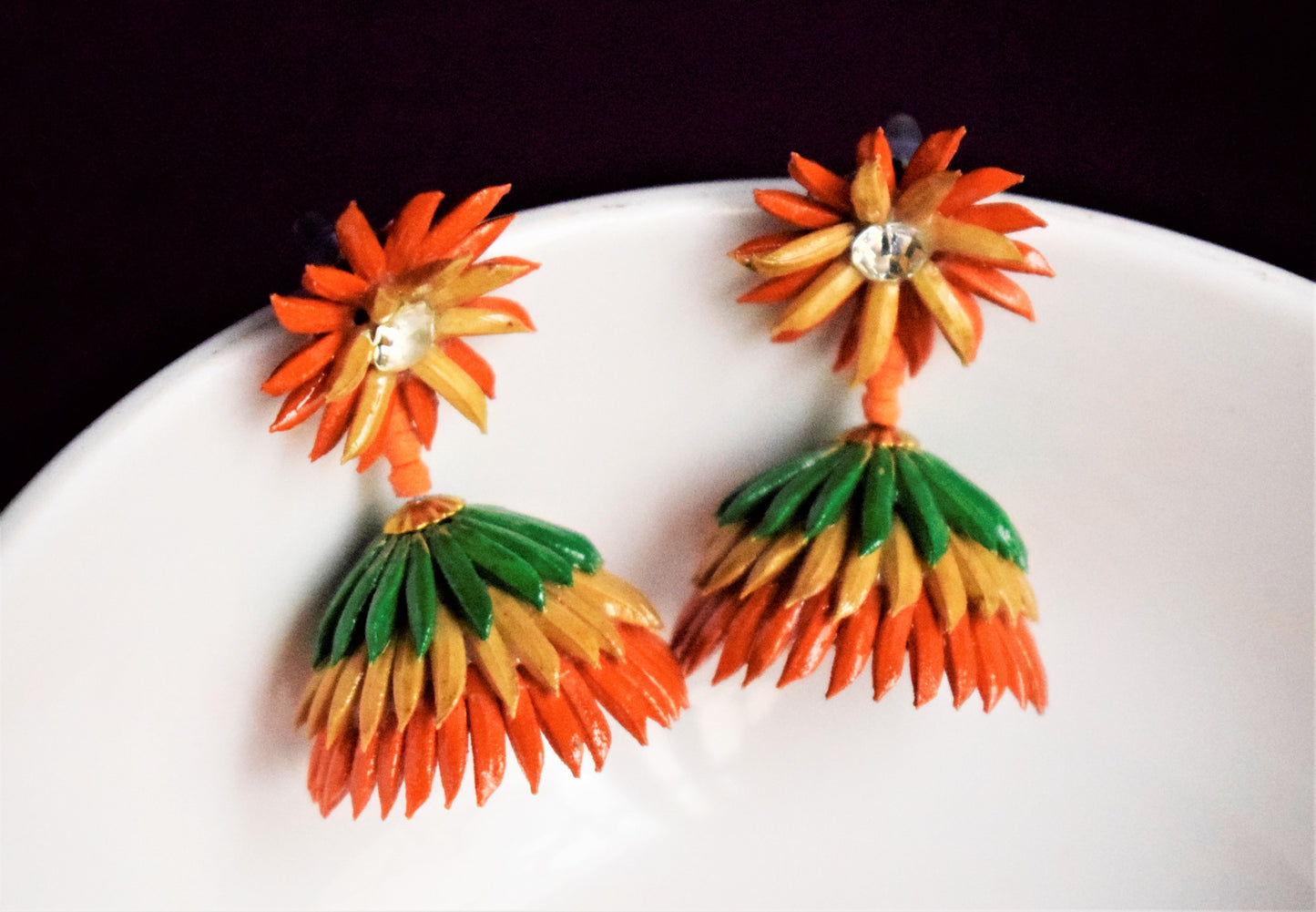 Handcrafted Grain Jhumka