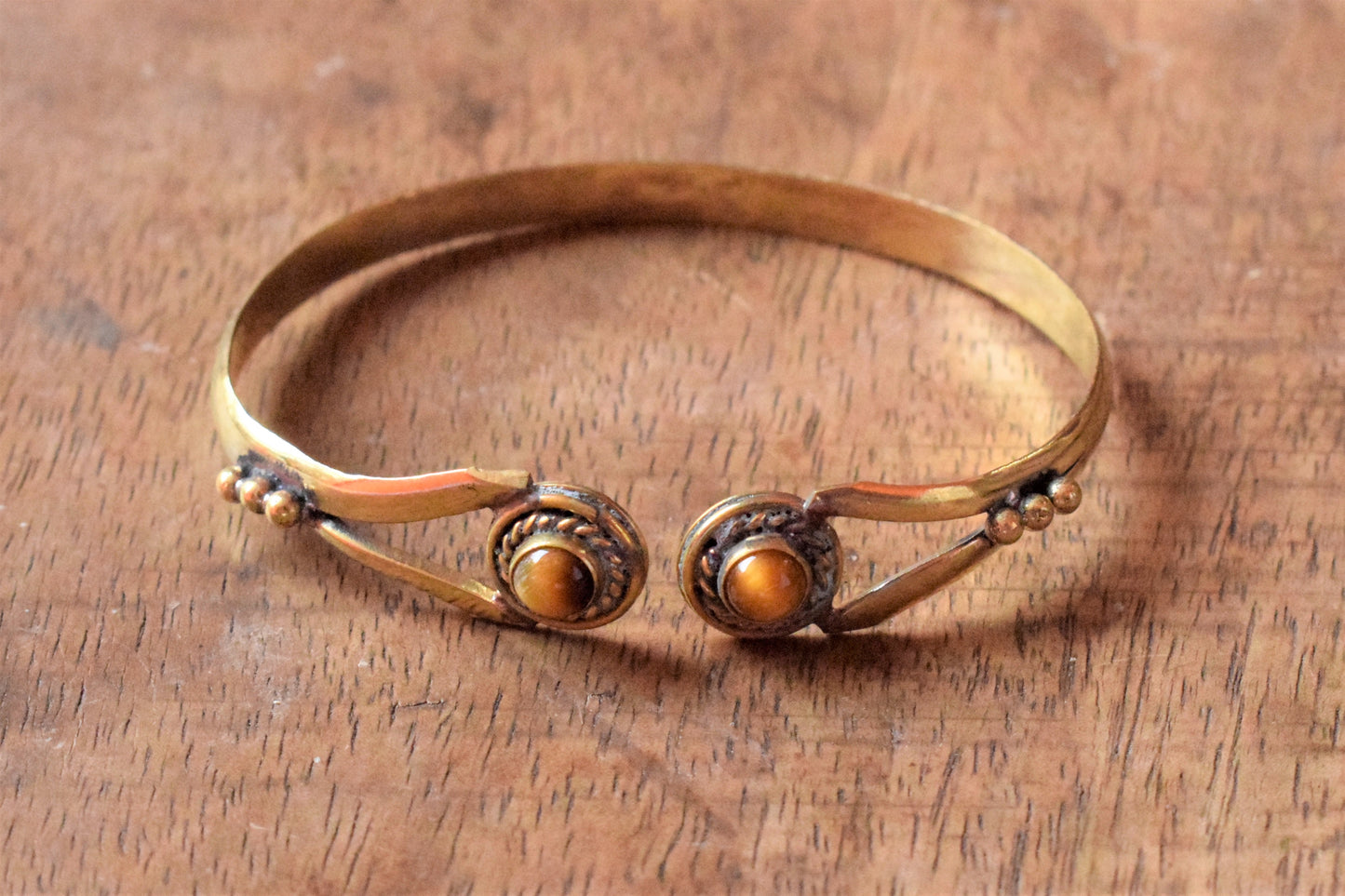 Golden Gemstone Bracelet