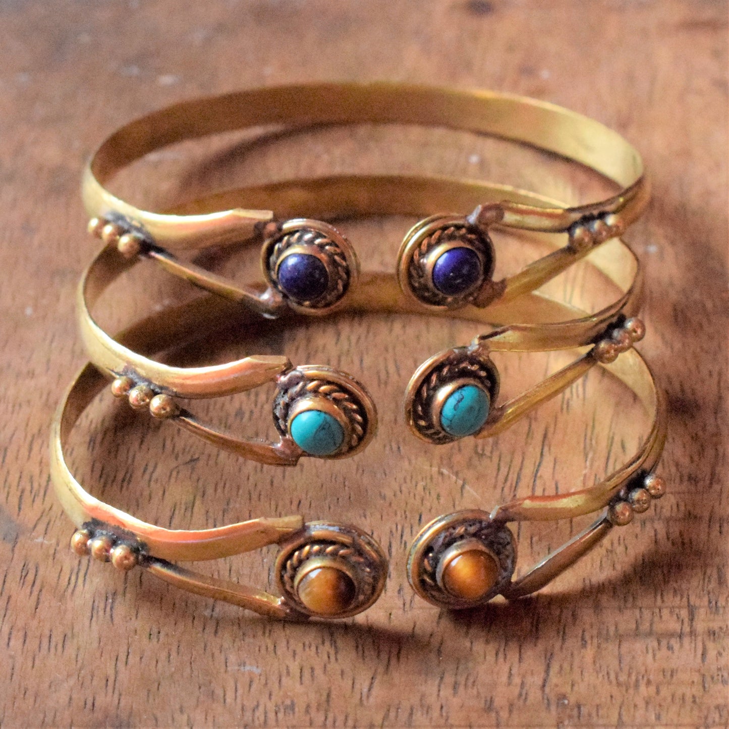Golden Gemstone Bracelet