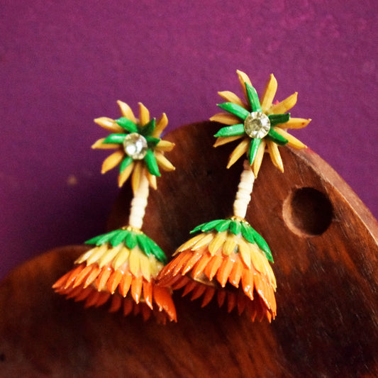 Handcrafted Grain Jhumka