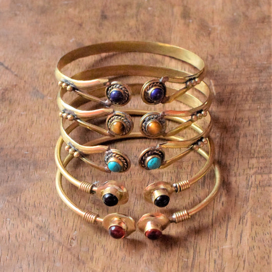 Golden Gemstone Bracelet