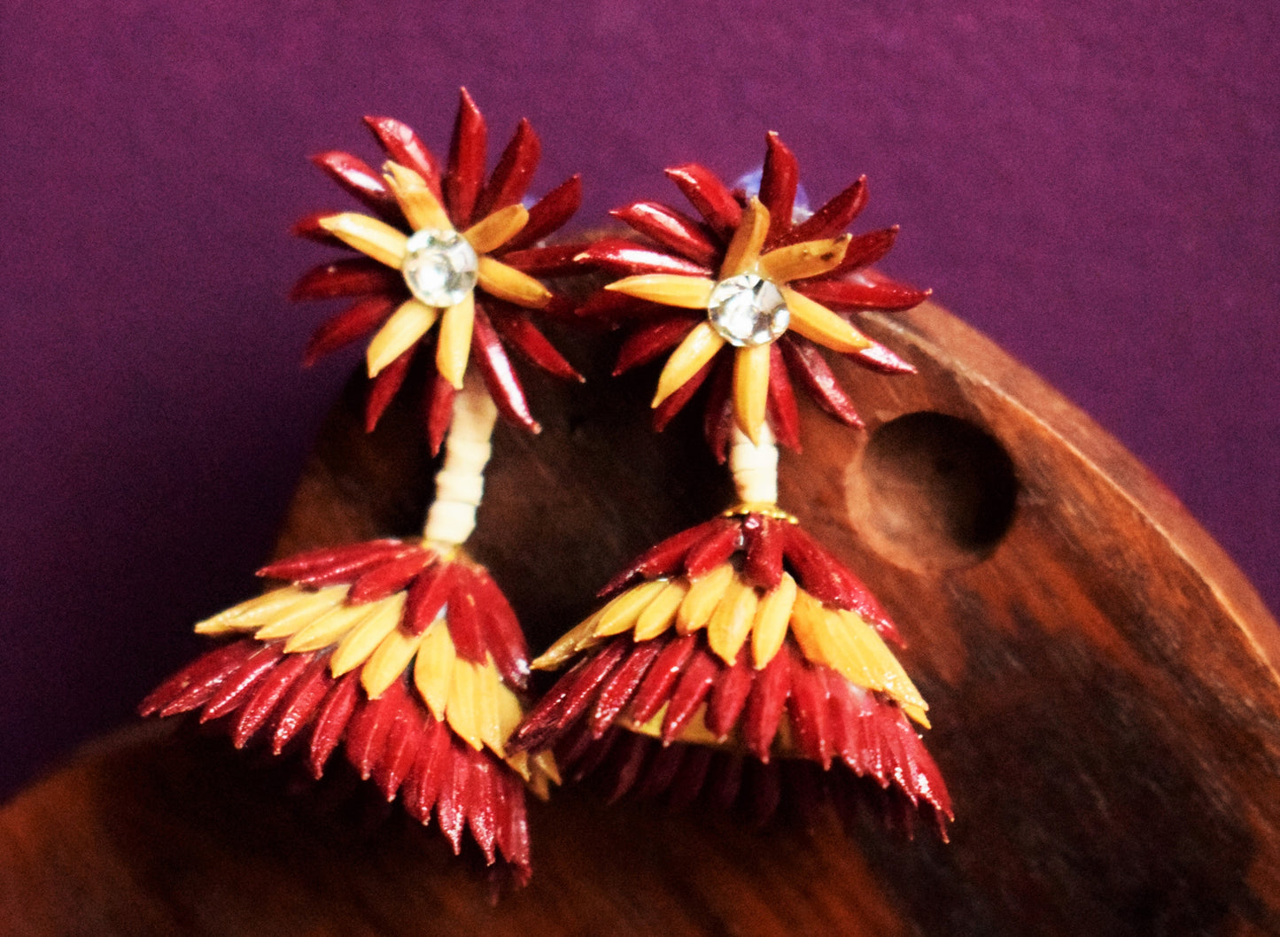 Handcrafted Grain Jhumka