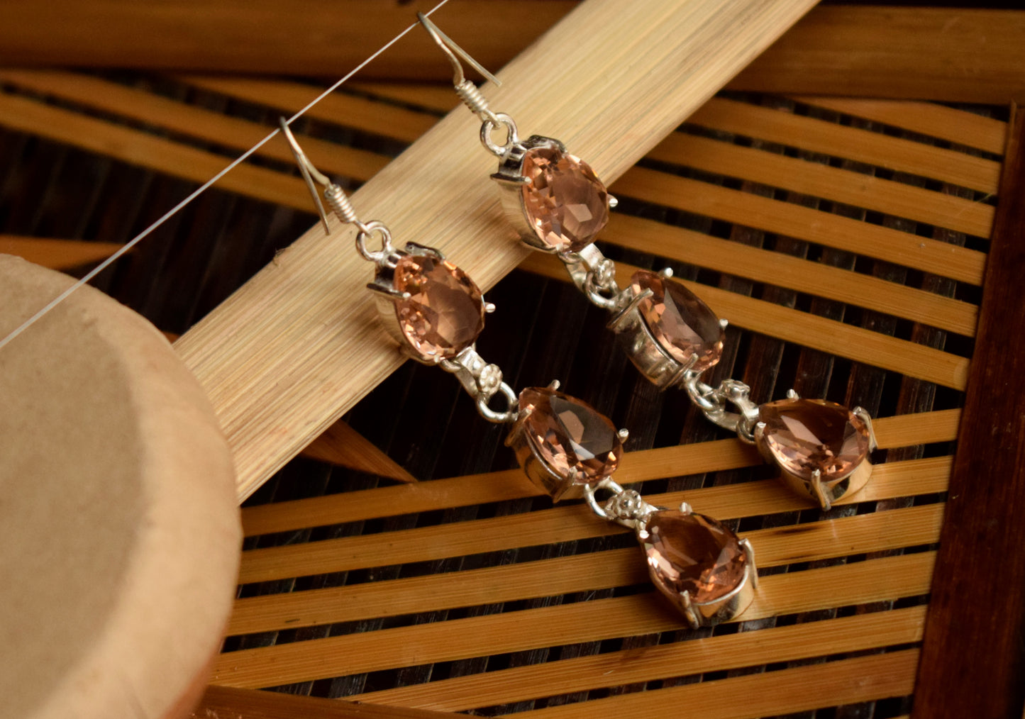Cluster Tulip Drop Earrings