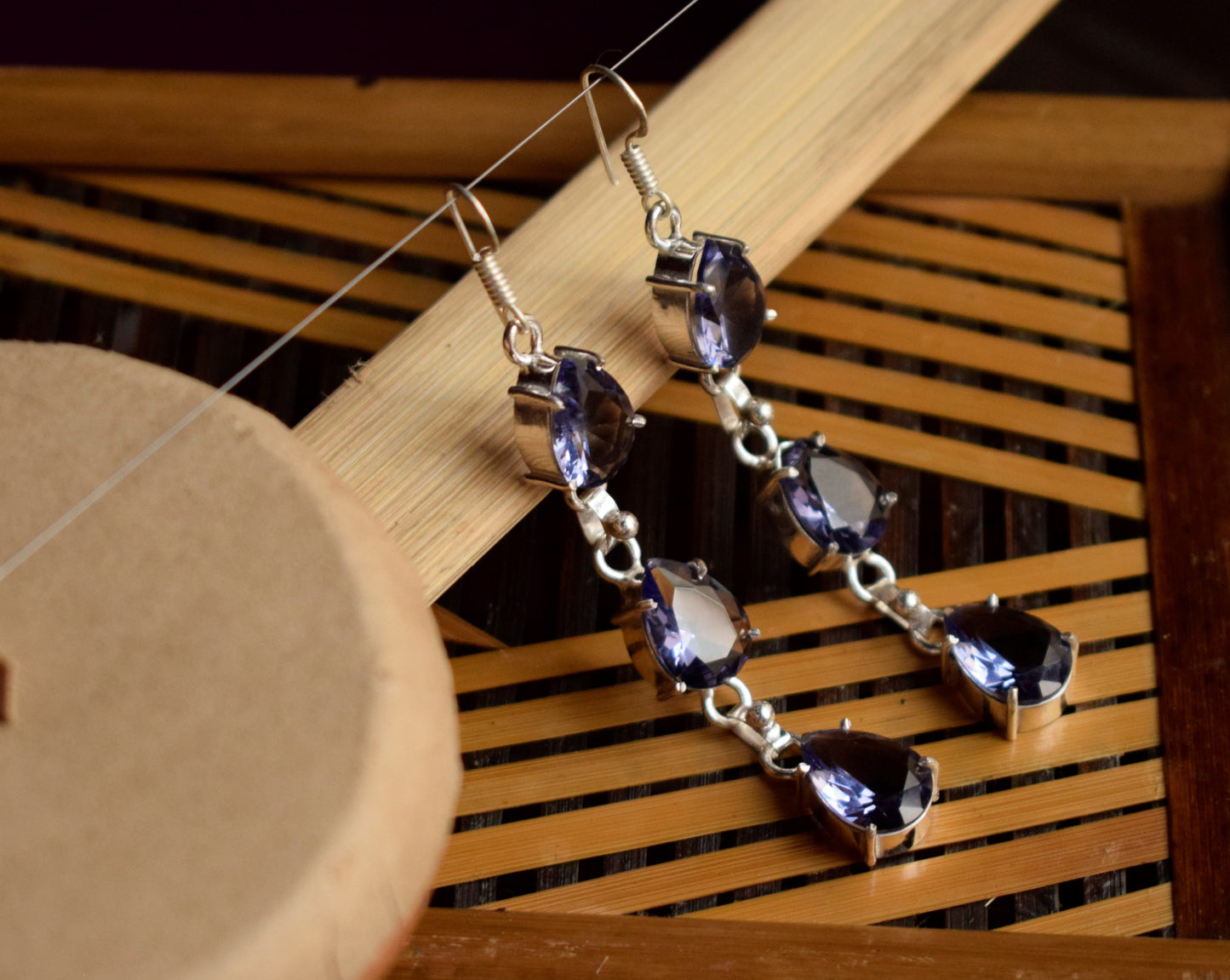 Cluster Tulip Drop Earrings