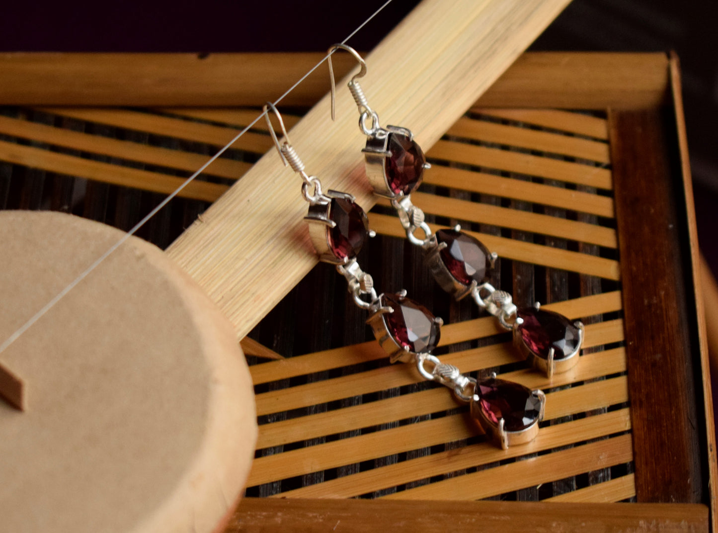 Cluster Tulip Drop Earrings