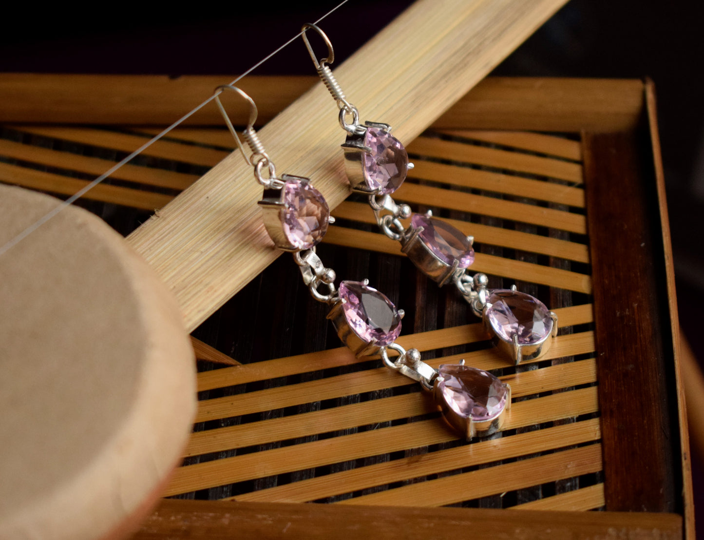 Cluster Tulip Drop Earrings