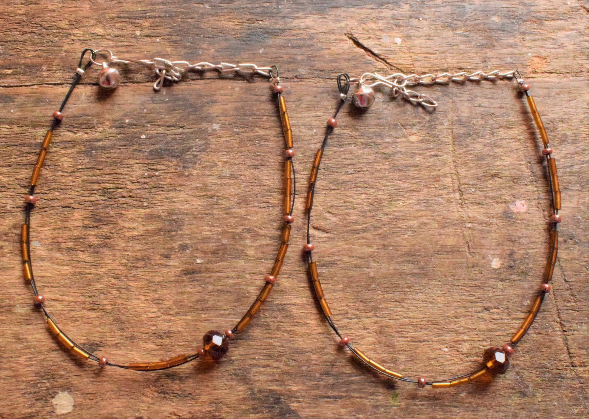Sequin and Crystal Anklet - GlitterGleam