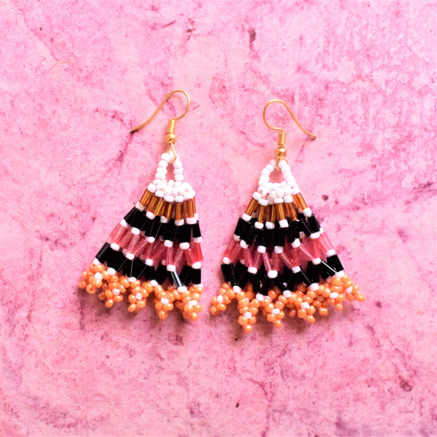 Multicolored Bead Jhumka