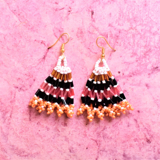 Multicolored Bead Jhumka