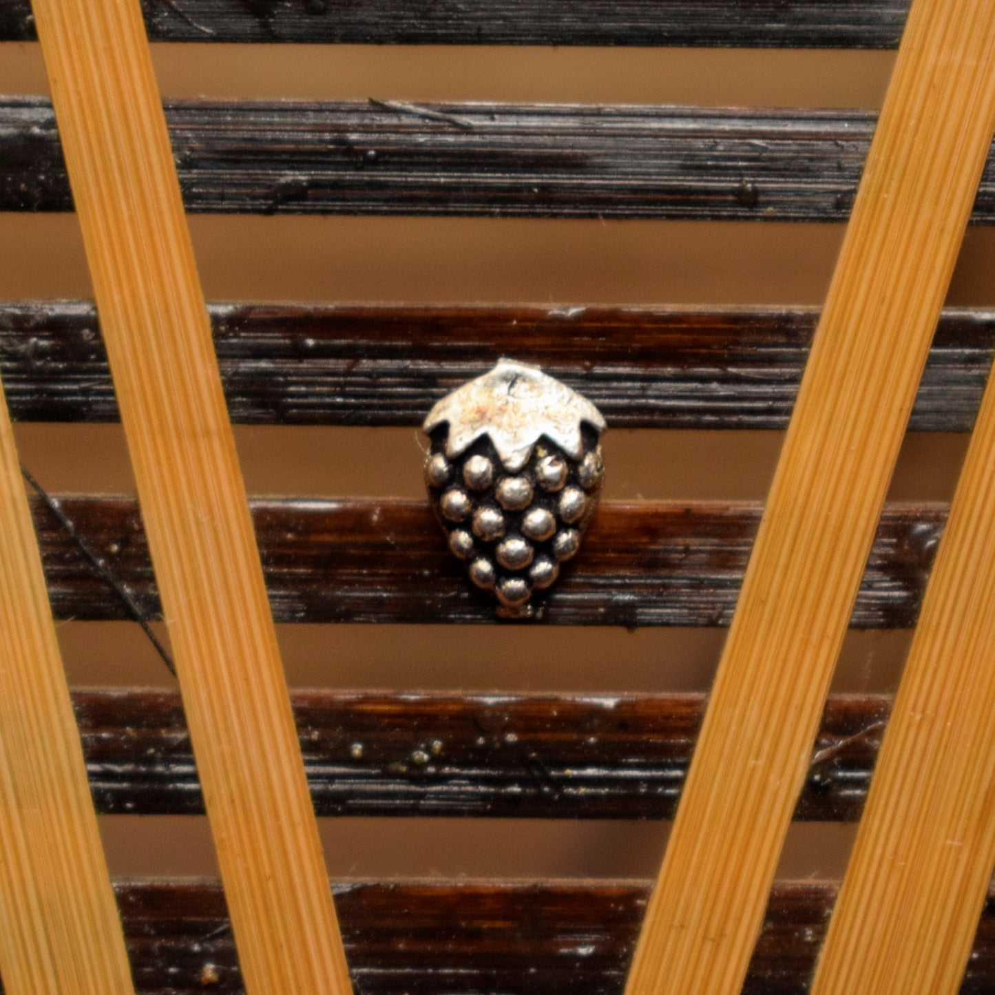 German Silver Strawberry Nose Pin