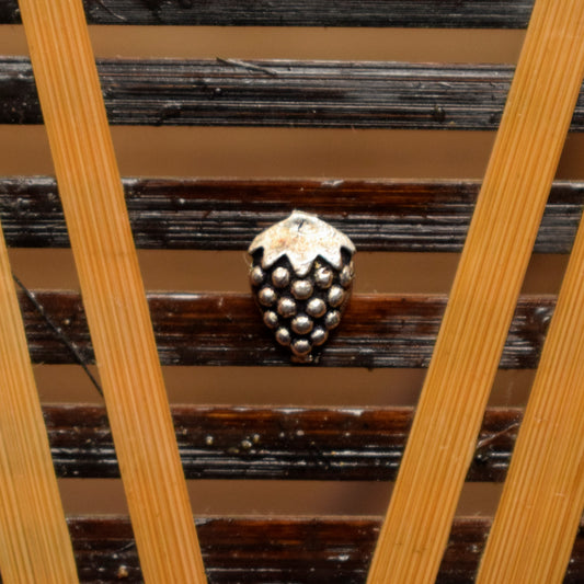 German Silver Strawberry Nose Pin