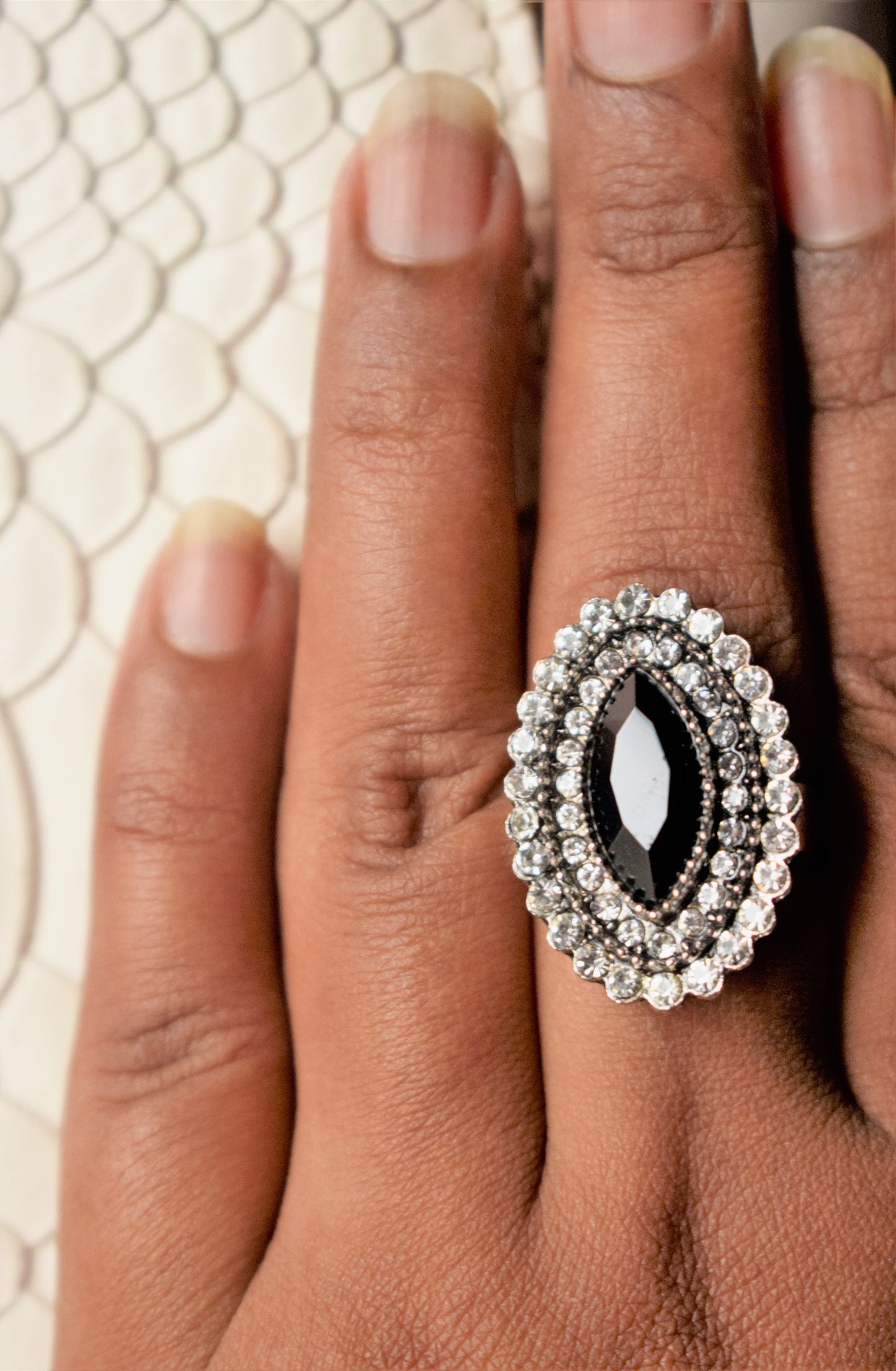 Crystal Stone Finger Ring