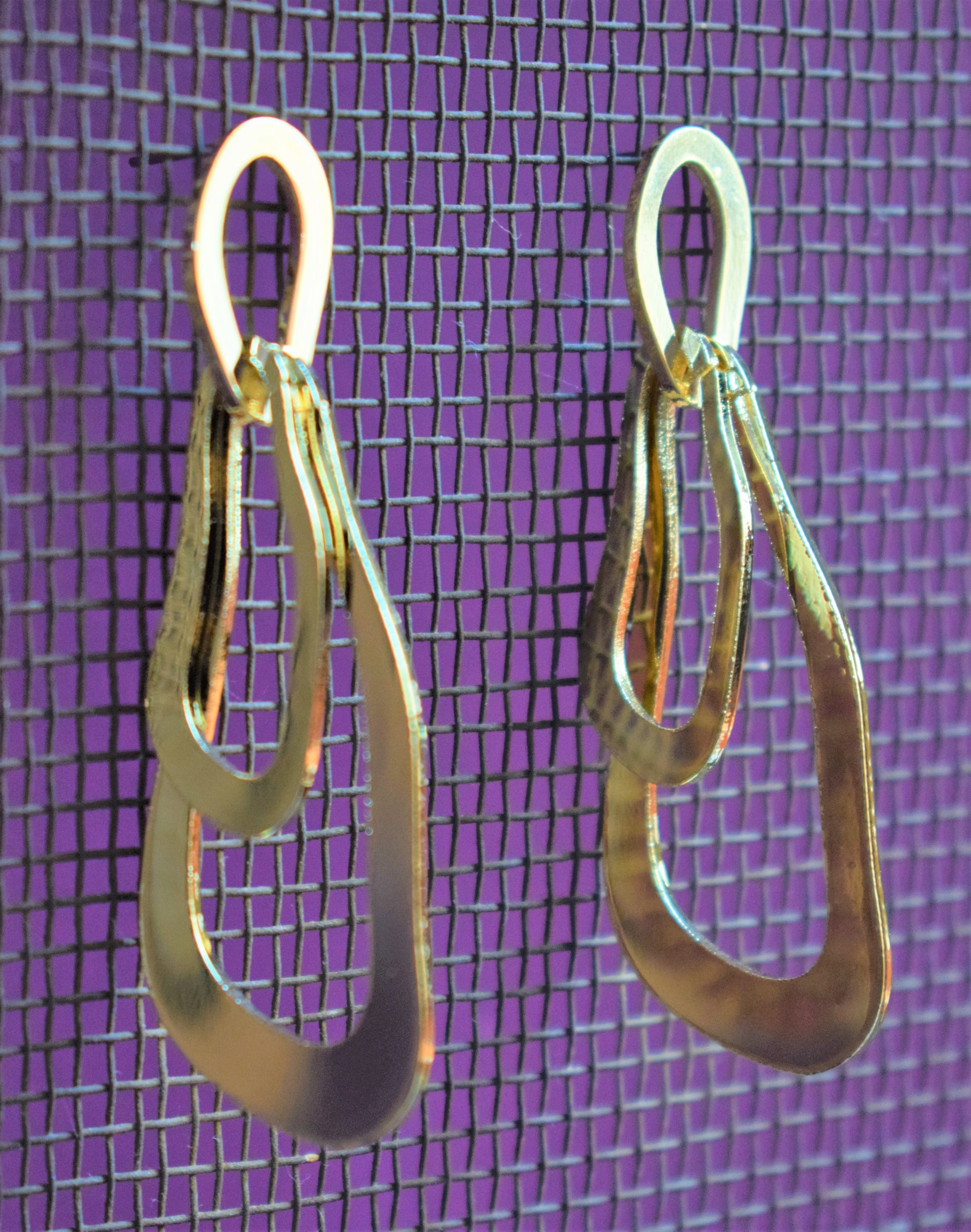 Asymmetrical Tangled Earrings - GlitterGleam