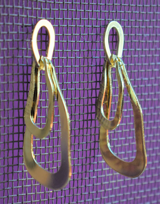 Asymmetrical Tangled Earrings - GlitterGleam