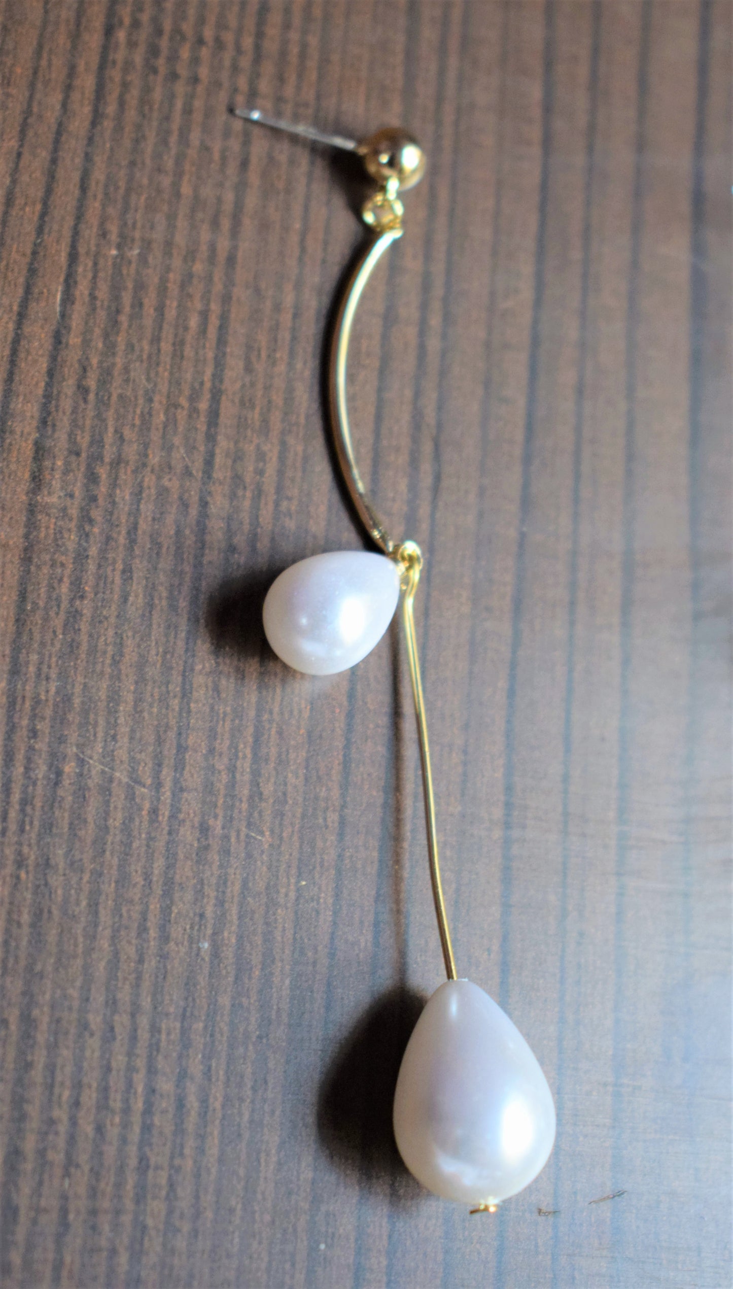 Pearl Drop Layered Earring - GlitterGleam