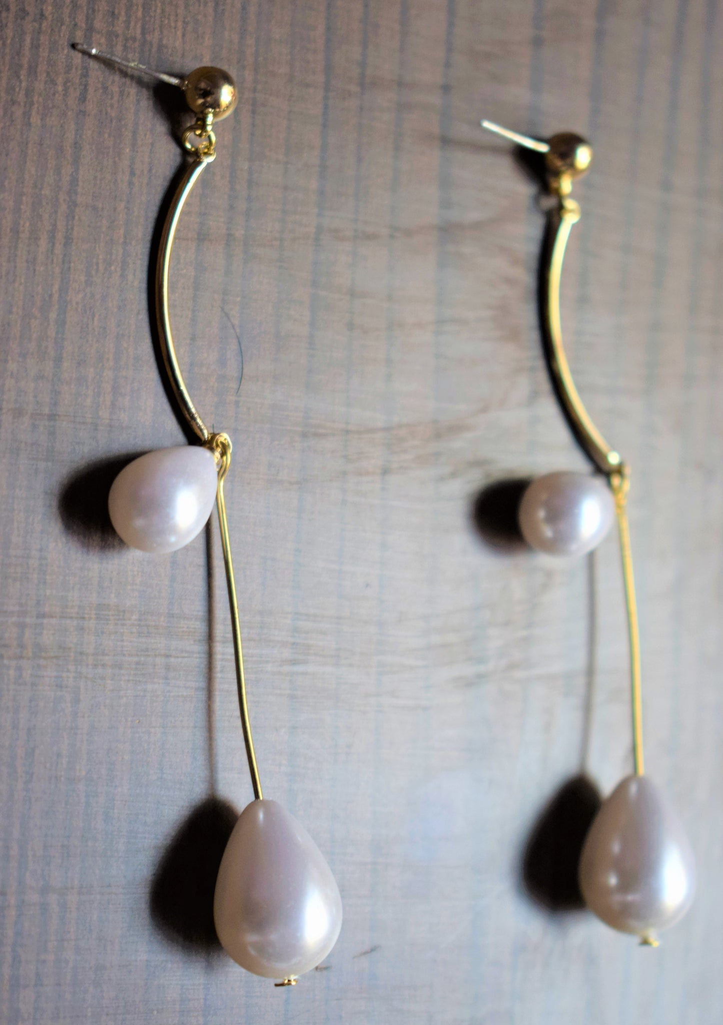 Pearl Drop Layered Earring - GlitterGleam