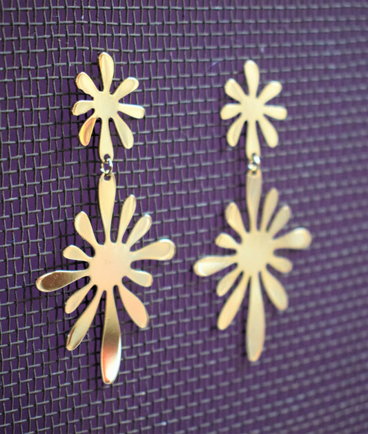 Splash Layered Earrings - GlitterGleam