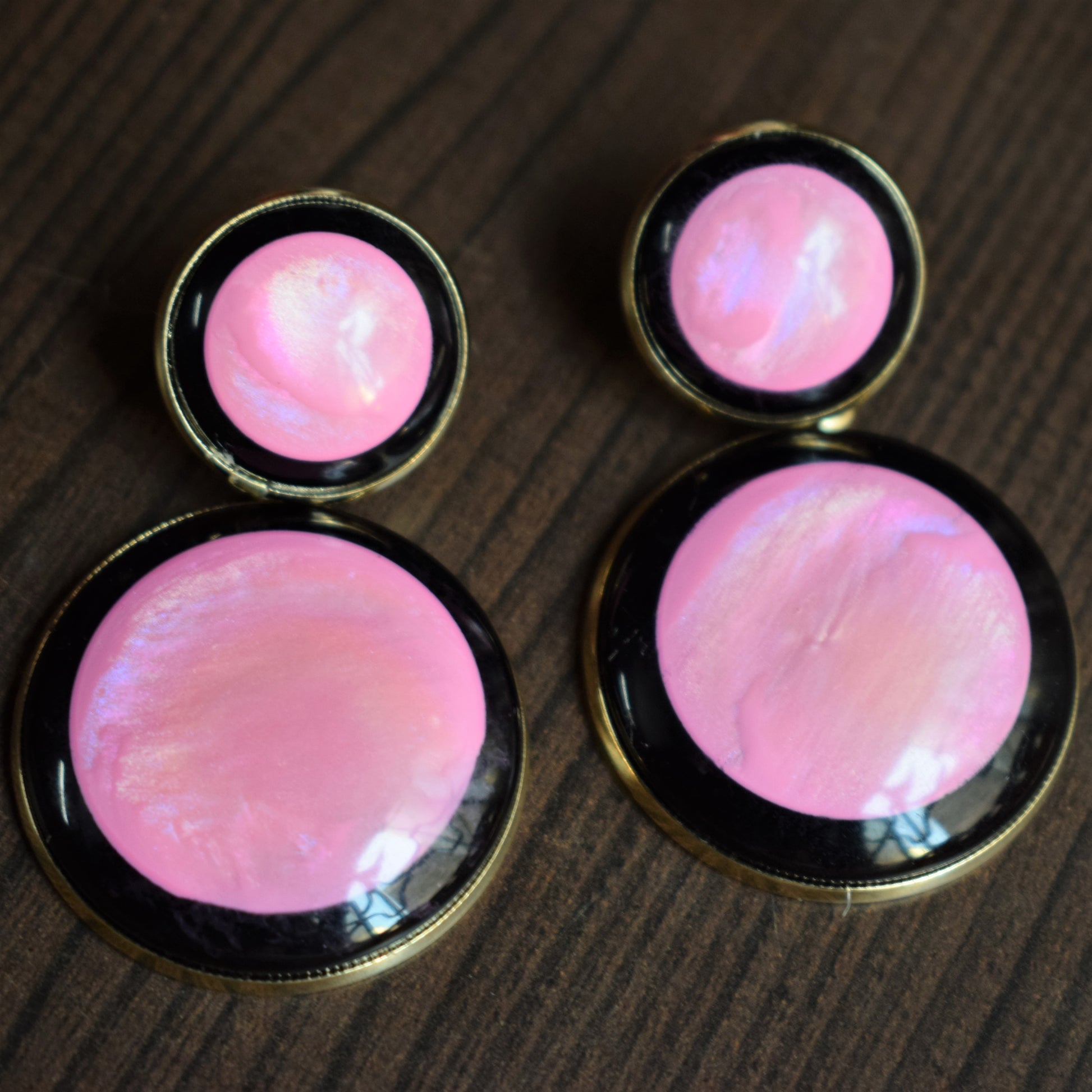 Marble Circle Earring - GlitterGleam