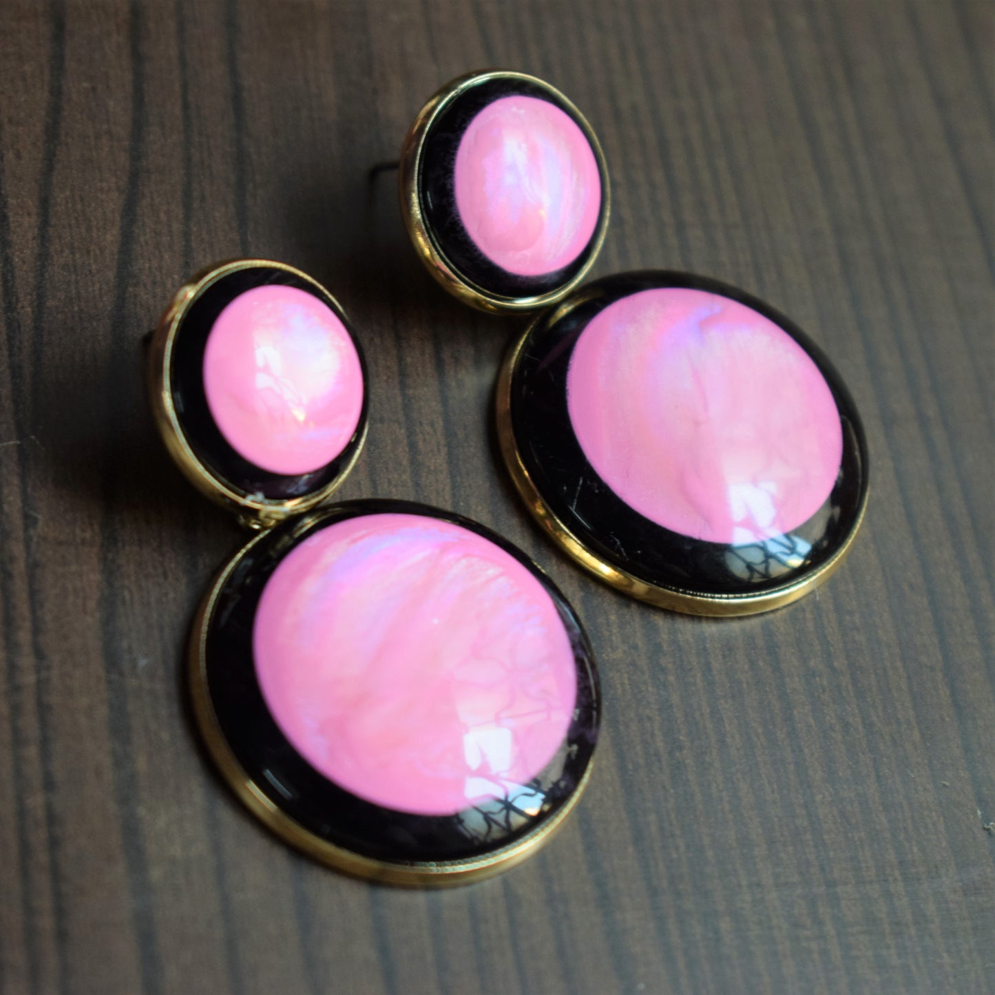 Marble Circle Earring - GlitterGleam