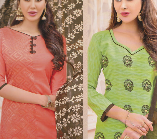 Womens' Salwar Suit Dress Material - GlitterGleam