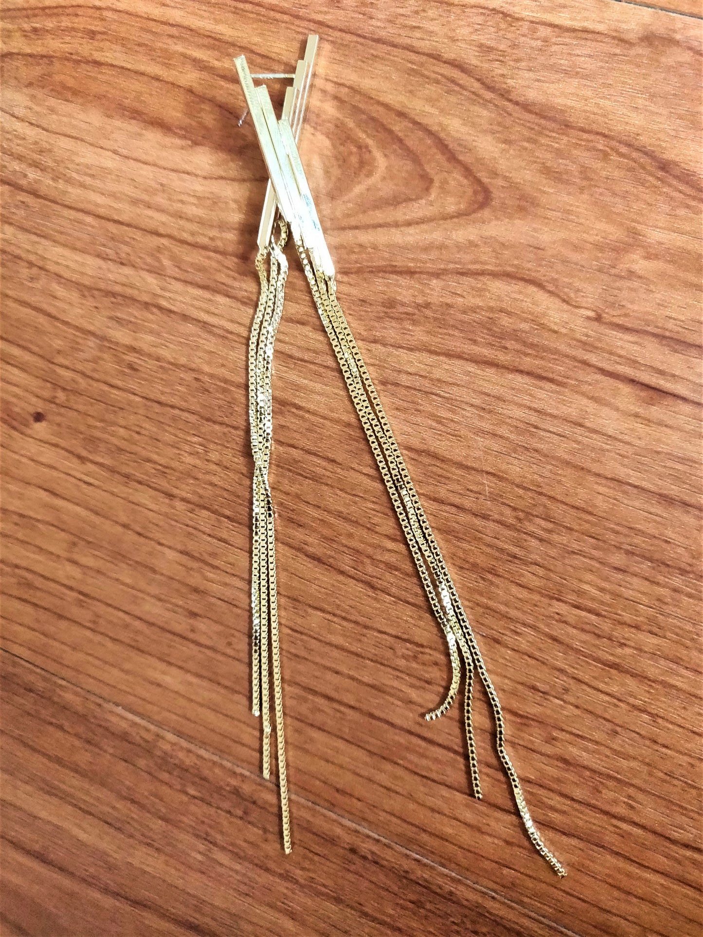 Tassel Stud Contemporary Earring - GlitterGleam