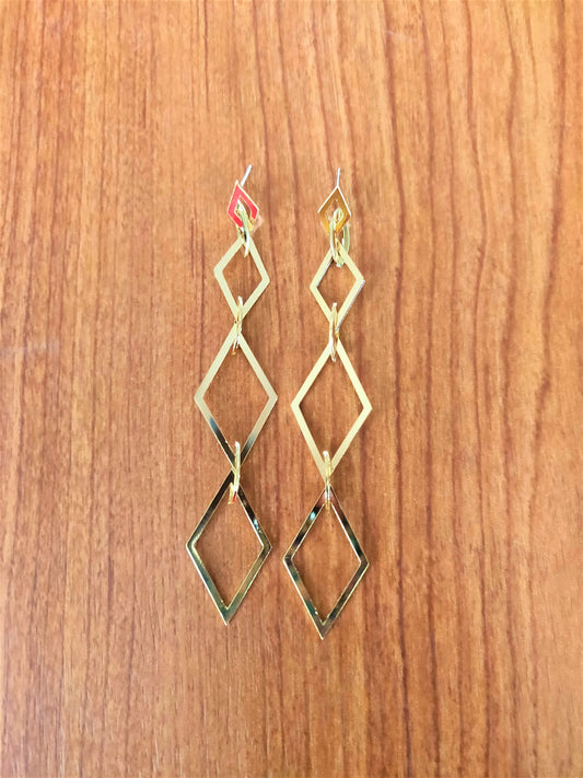 Polygonal Statement Earring - GlitterGleam