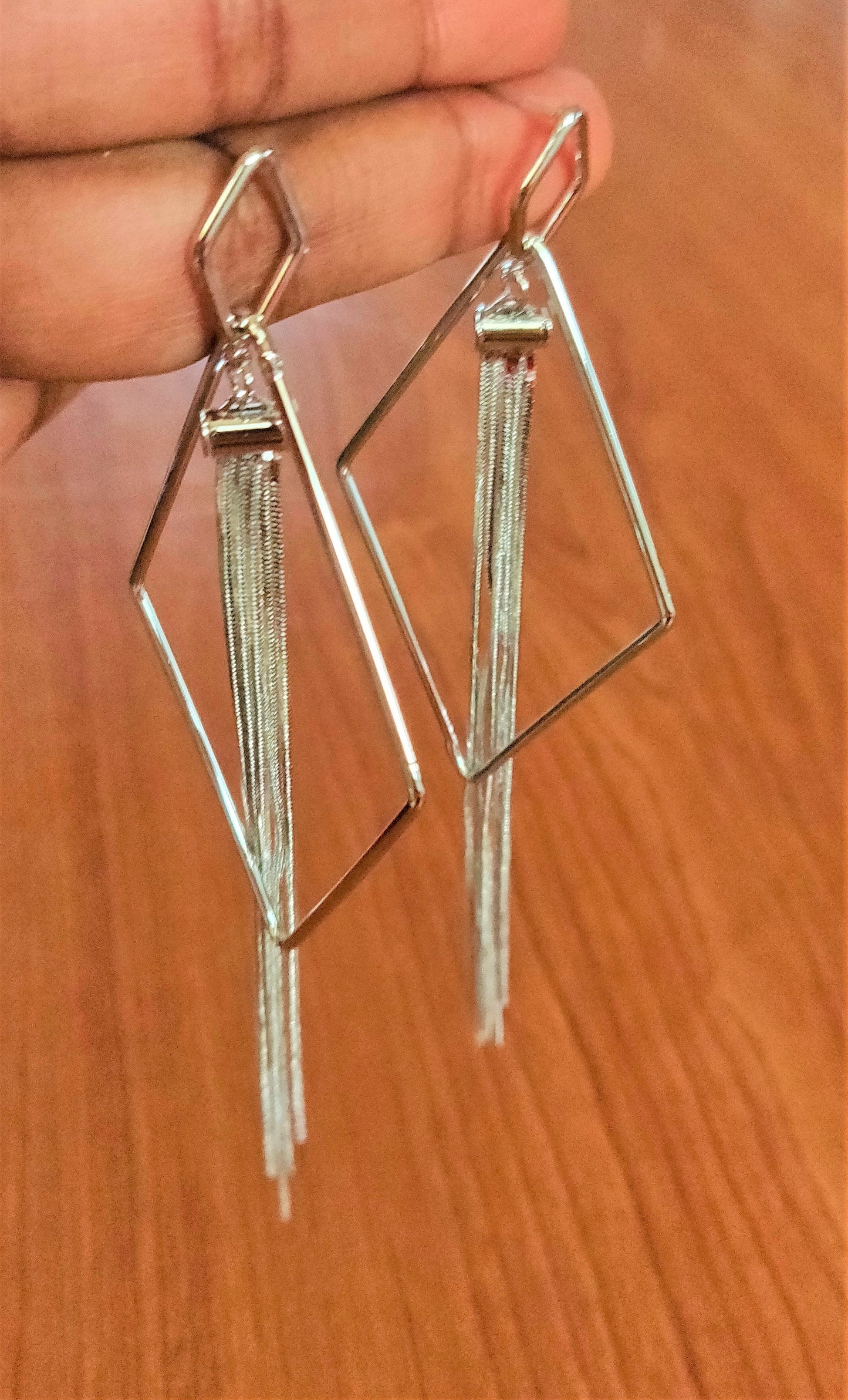 Rhombus Tassel Earring - GlitterGleam