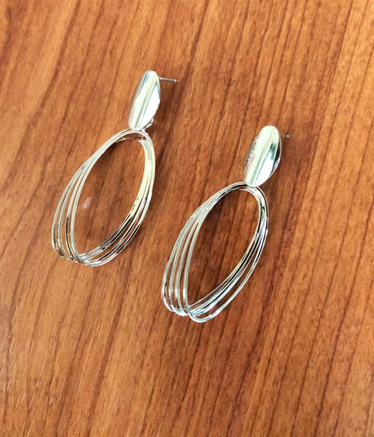 Loop Dangle Drop Earring - GlitterGleam