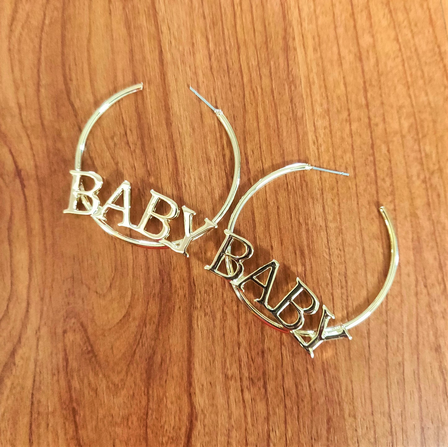 BABY Scripted Earring - GlitterGleam