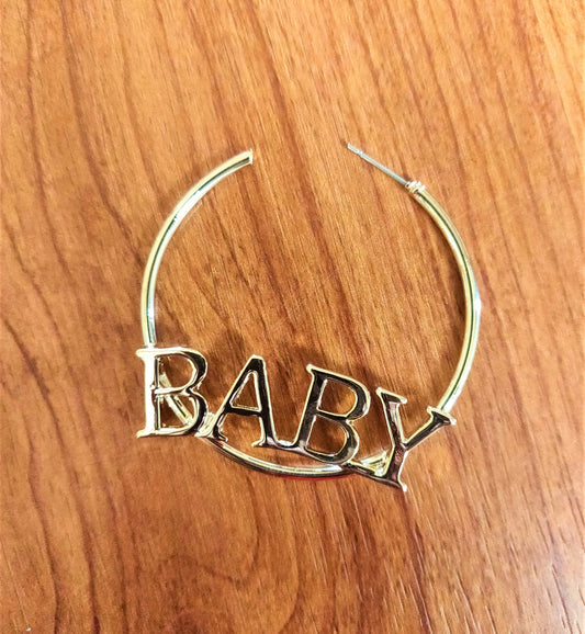 BABY Scripted Earring - GlitterGleam