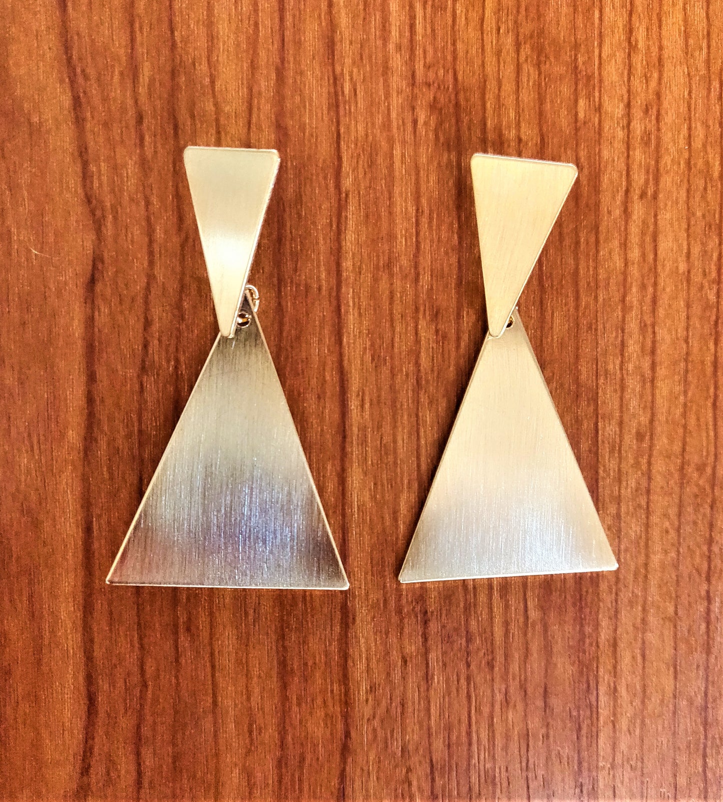 Double Triangle Studs - GlitterGleam