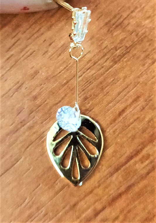 Leaf AD Earring - GlitterGleam