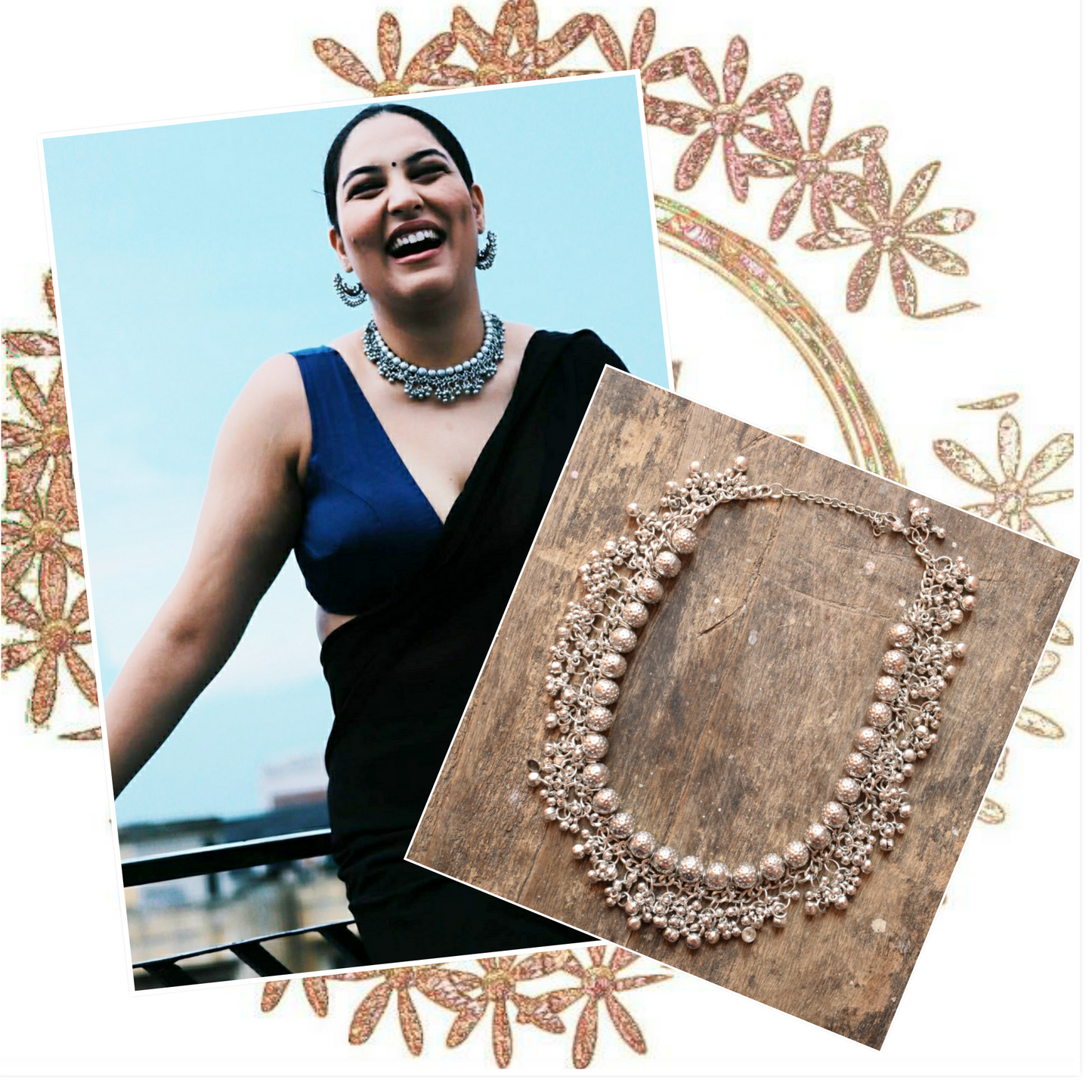 Ghungroo Matarmala Choker Necklace