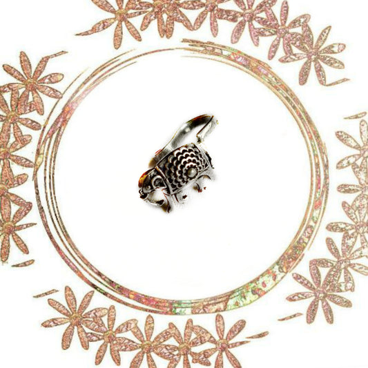 German Silver Elephant Nose Push Pin