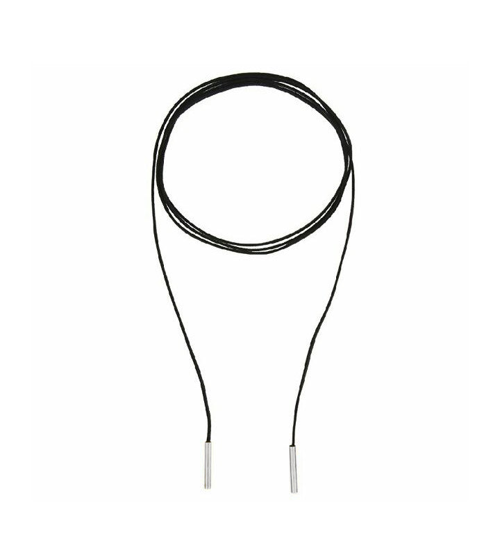 3 way wear leather string tie-up & gem choker - GlitterGleam