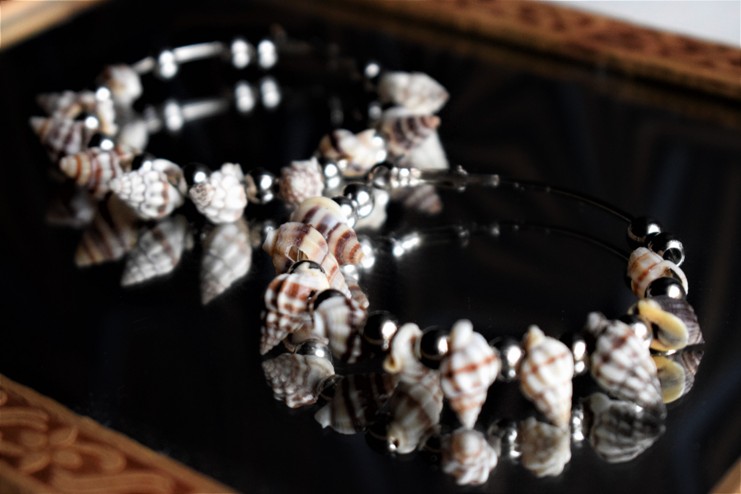 Conch Sea Shell Hoop Earring