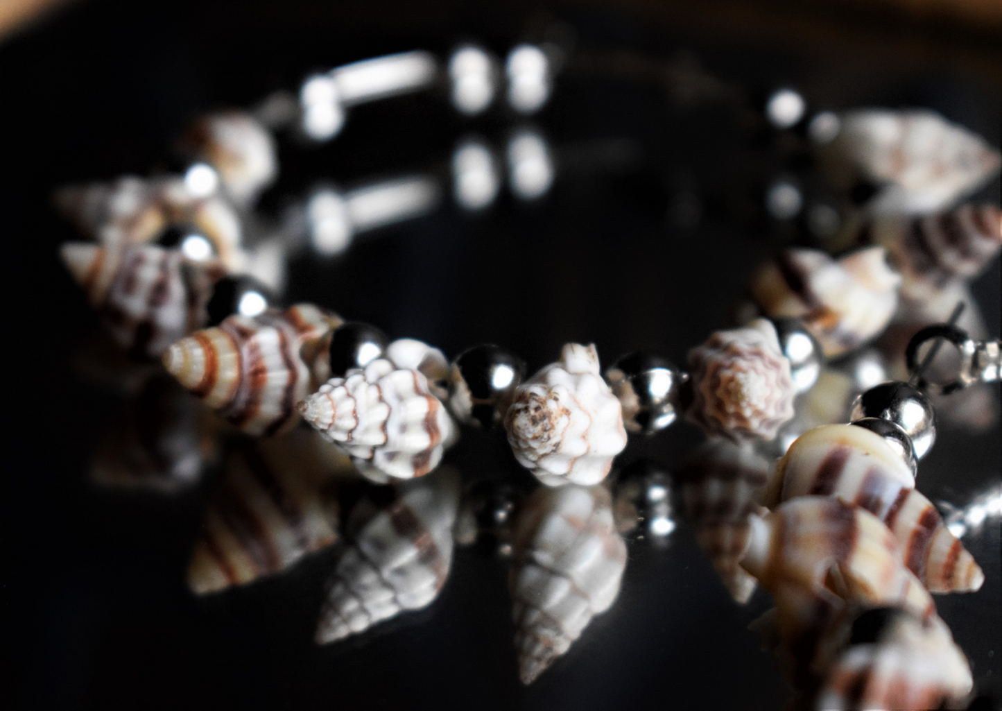 Conch Sea Shell Hoop Earring