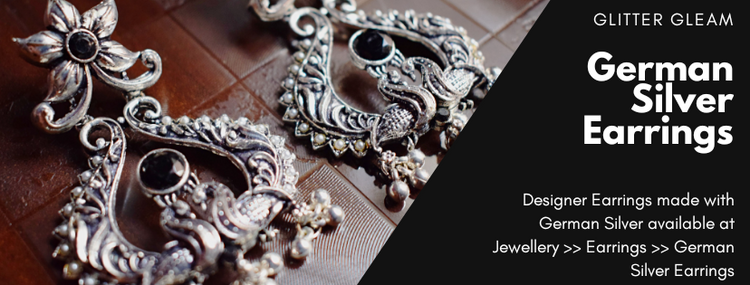 High Quality German Silver Earrings
