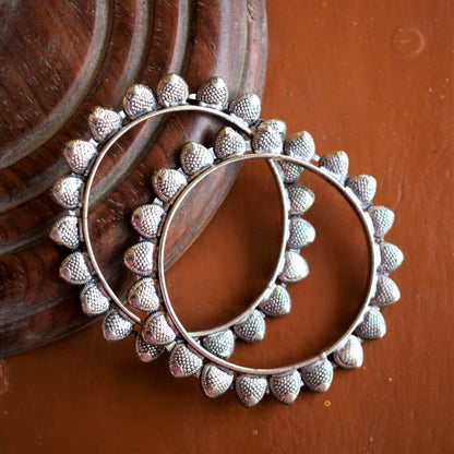 German Silver Fish Bangles (Pair)