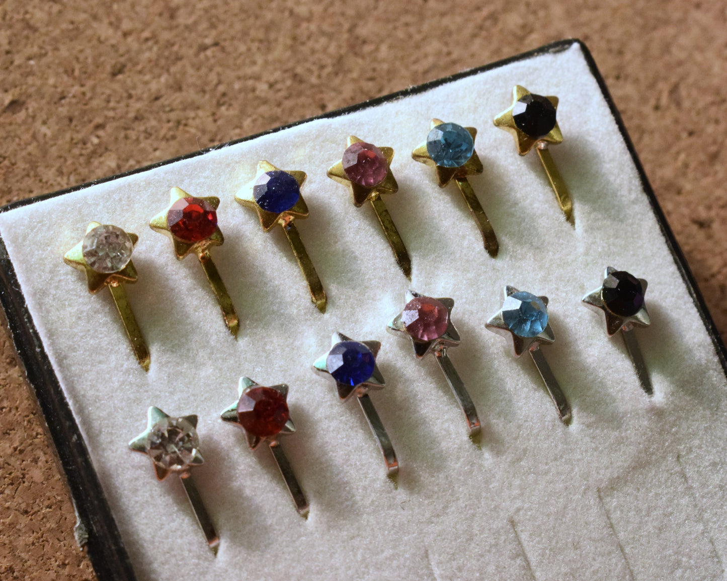 Star Gem Nose Push Pin