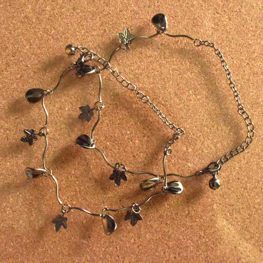 Antique Finish Charm Anklet